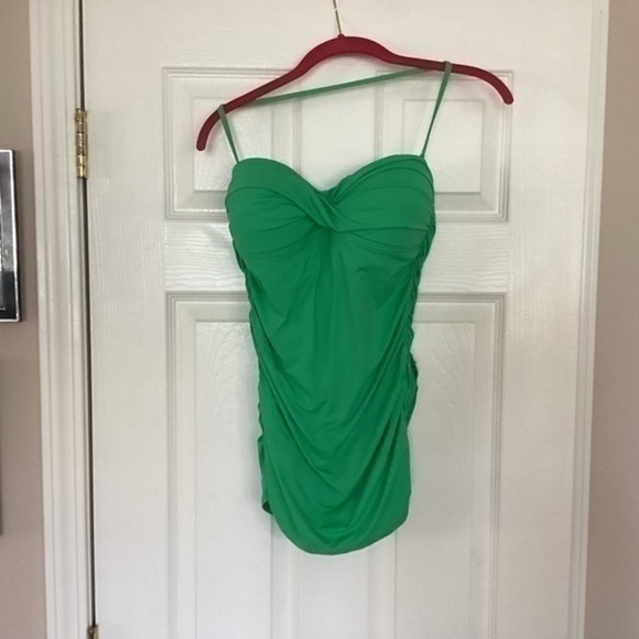 Tommy Bahama Size S/M Jade Green One piece Swimsuit - Picture 2 of 4